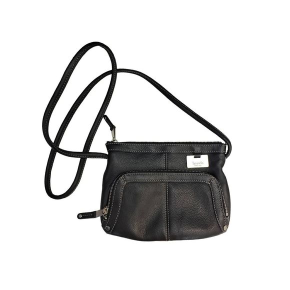 Tignanello Bags Tignanello Black Leather Crossbody Poshmark
